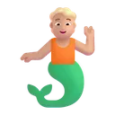 Free Merpeople Color Medium Light Icon