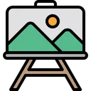 Free Mesa De Trabajo Lienzo Herramienta De Pintura Icono