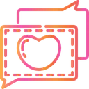 Free Message Heart Love Icon