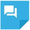 Free Message File Ui Icon