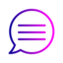 Free Message Chatting Communication Icon