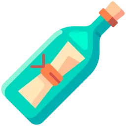 Free Message in bottle  Icon