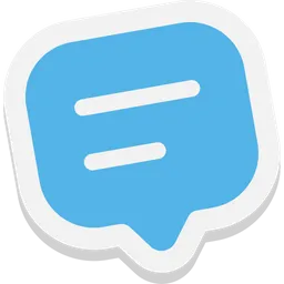 Free Message text  Icon
