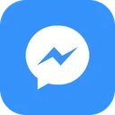 Free Messenger Flat Logo Icon