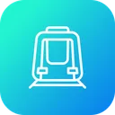 Free Metro Train Railway Icon