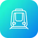 Free Metro Train Railway Icon