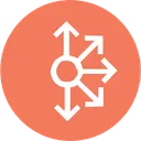 Free Meta Disordine Cerchio Icon