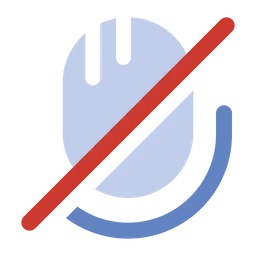 Free Mic slash  Icon