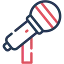 Free Microphone Sing Microphone Stand Icon