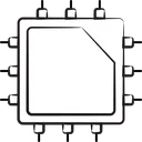 Free Microchip Chip Processor Icon