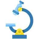 Free Microscope Research Lab Icon