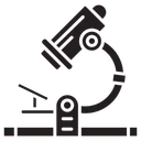 Free Microscope Chemistry Test Icon