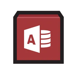 Free Microsoft access Icon - Download in Colored Outline Style