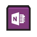 Free Microsoft One Note Notepad Word Icon