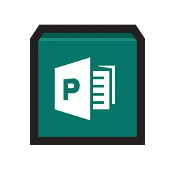 Free Microsoft publisher Logo Icon