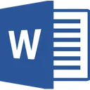 Free Microsoft Word Document File Icon