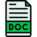 Free Microsoft Word Document Legacy File File Type Icon