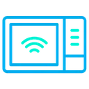 Free Smart Microwave Automation Internet Of Things Icon