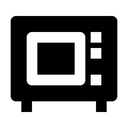 Free Microwave Oven Electronics Kitchen Appliance Icon