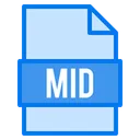 Free Mid File File Types Icon