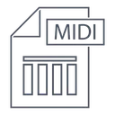 Free Midi Midi Sound Icon