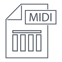 Free Midi file  Icon