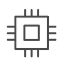 Free Mikrochip Computerchip Kern Symbol