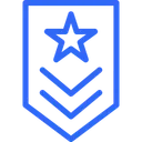 Free Militar Blau Umriss Verschiedenes Lebensstil Icon