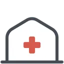 Free Military Hospital Medical Care Field Hospital Icon