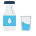 Free Milk Glass Bottle Icon