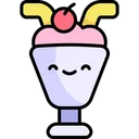 Free Milkshake Love Valentine Icon