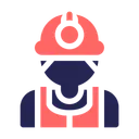 Free Miner Mining Construction Worker Icon