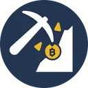 Free Mineracao De Bitcoin Pagamentos De Bitcoin Processo De Transacao Ícone