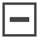 Free Minus Square O Icon