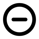 Free Minuskreis Minus Entfernen Symbol