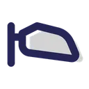 Free Mirror Rearview Side Mirror Icon