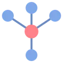 Free Atom Netzwerk Stern Symbol