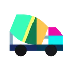 Free Mixer Truck Concrete Mixer Construction Icon