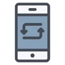 Free Mobile Data Synchronize Icon