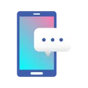 Free Mobile Chat Chatting Icon
