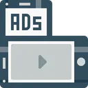 Free Mobile Ads Advertising Icon
