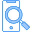 Free Mobile Search Ui Loupe Icon