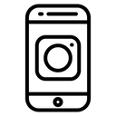 Free Nutzung Mobiler Apps Smartphone Mobiltelefon Symbol