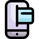 Free Mobile Banking Payment Method Debit Card Icon