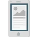 Free Mobile Browser Page Icon