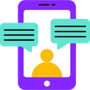 Free Conversation Mobile Communication Message Icon