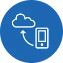Free Mobile Cloud Data Icon
