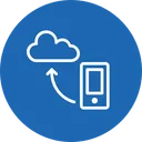 Free Mobil Cloud Daten Symbol