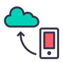 Free Mobil Cloud Daten Symbol