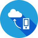 Free Mobil Cloud Daten Symbol